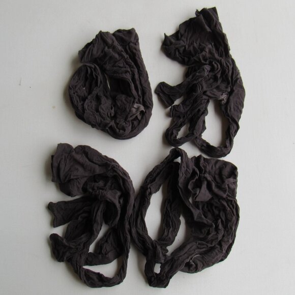 L'eggs Everyday Off Black Sheer Toe Regular Pantyhose 2 Pair Size B Made in USA - Picture 6 of 7